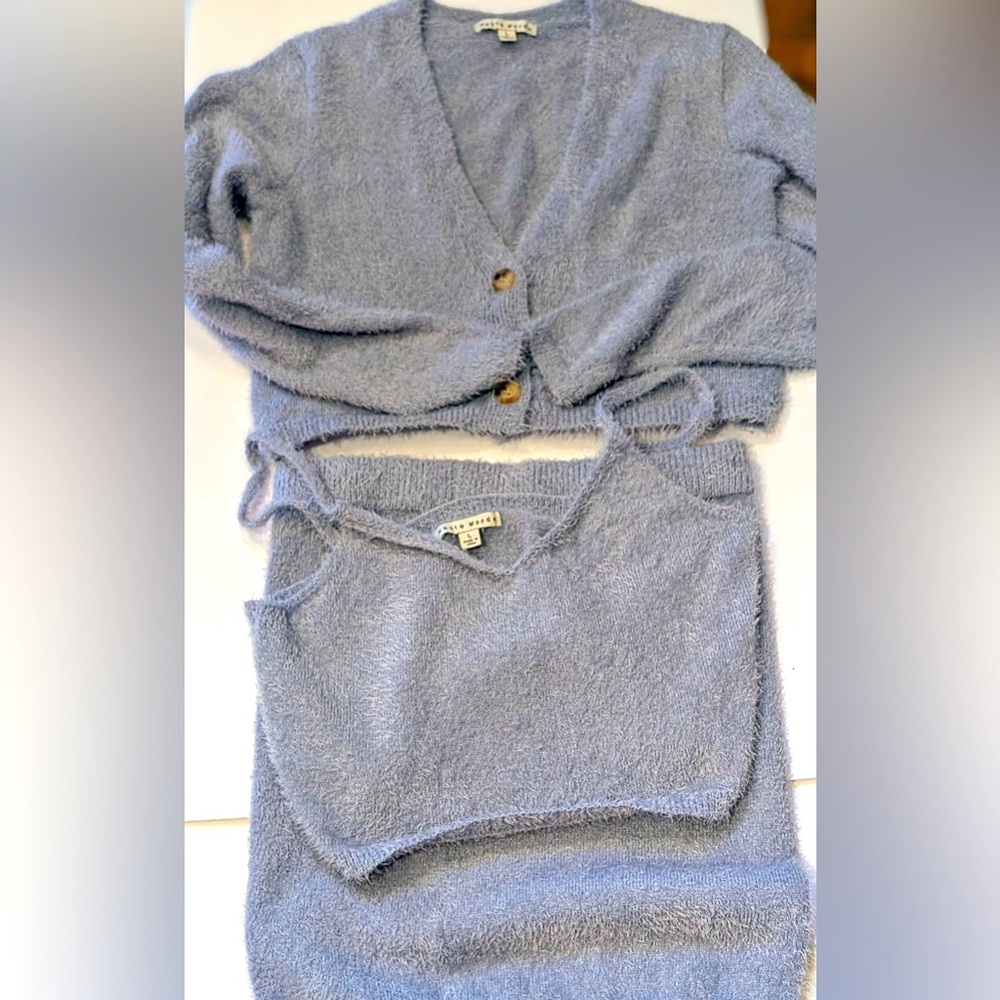 Haute Monde Lavender Mini Skirt